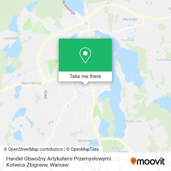 Handel Obwoźny Artykułami Przemysłowymi Kotwica Zbigniew map