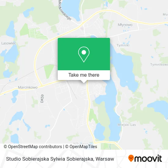 Карта Studio Sobierajska Sylwia Sobierajska