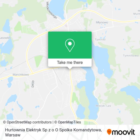 Hurtownia Elektryk Sp z o O Spolka Komandytowa map