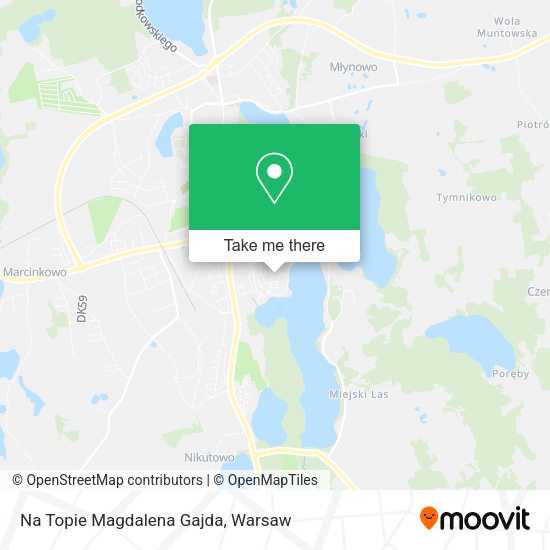 Na Topie Magdalena Gajda map