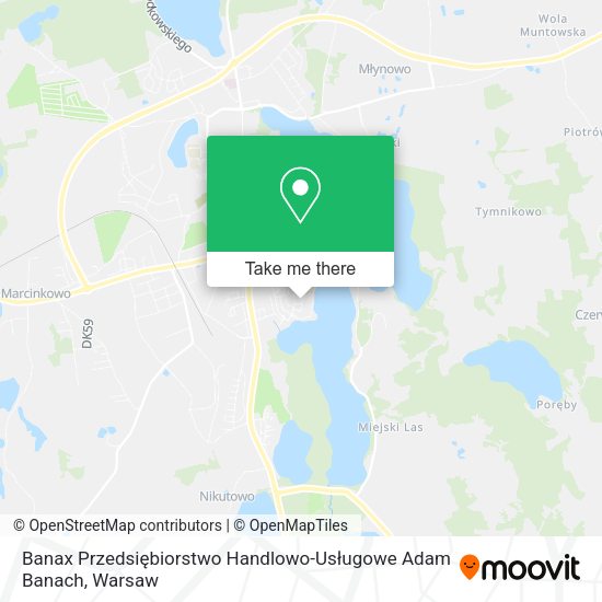 Banax Przedsiębiorstwo Handlowo-Usługowe Adam Banach map