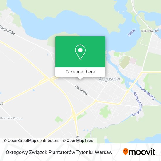 Okręgowy Związek Plantatorów Tytoniu map