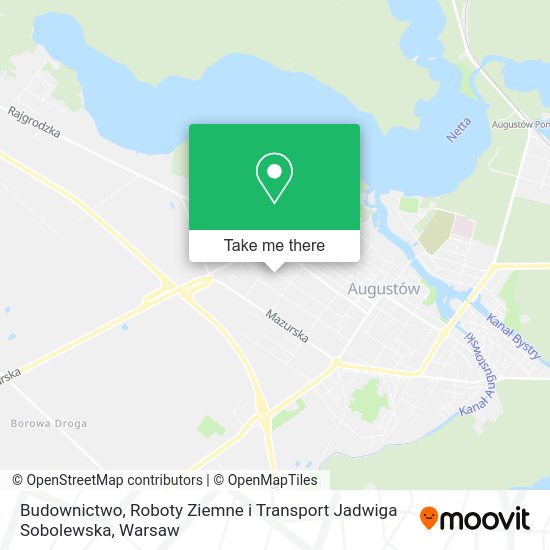 Budownictwo, Roboty Ziemne i Transport Jadwiga Sobolewska map