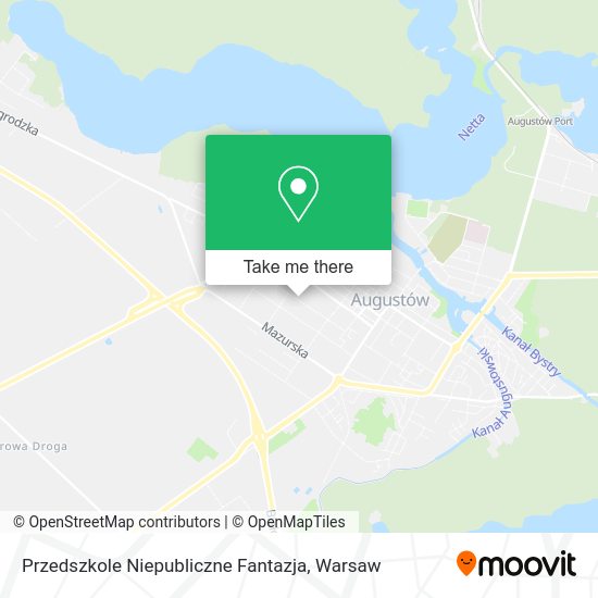 Przedszkole Niepubliczne Fantazja map