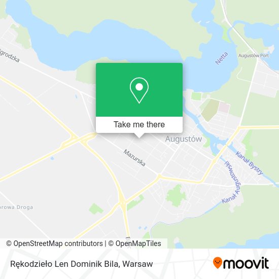 Rękodzieło Len Dominik Bila map