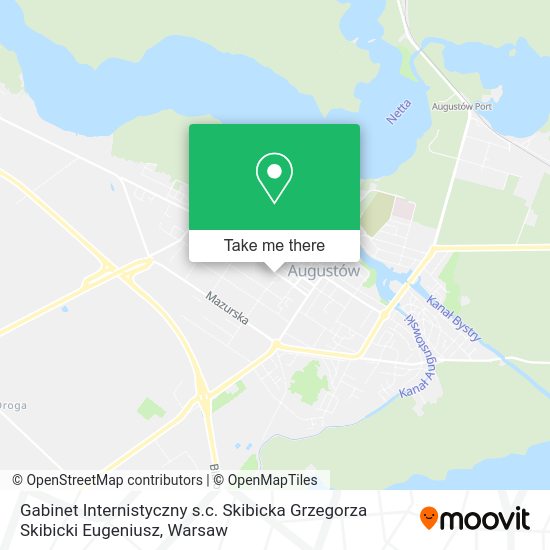 Gabinet Internistyczny s.c. Skibicka Grzegorza Skibicki Eugeniusz map