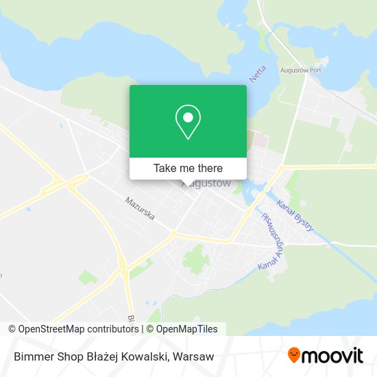 Bimmer Shop Błażej Kowalski map