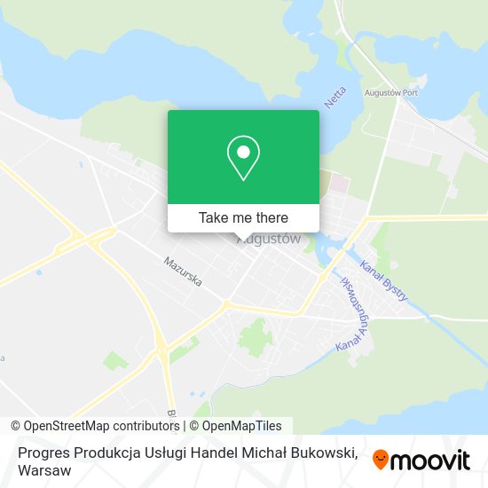 Progres Produkcja Usługi Handel Michał Bukowski map