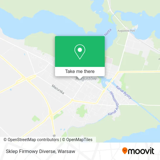 Карта Sklep Firmowy Diverse