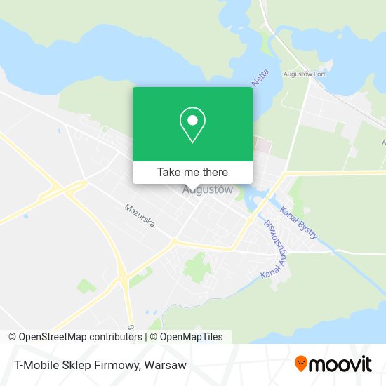 T-Mobile Sklep Firmowy map