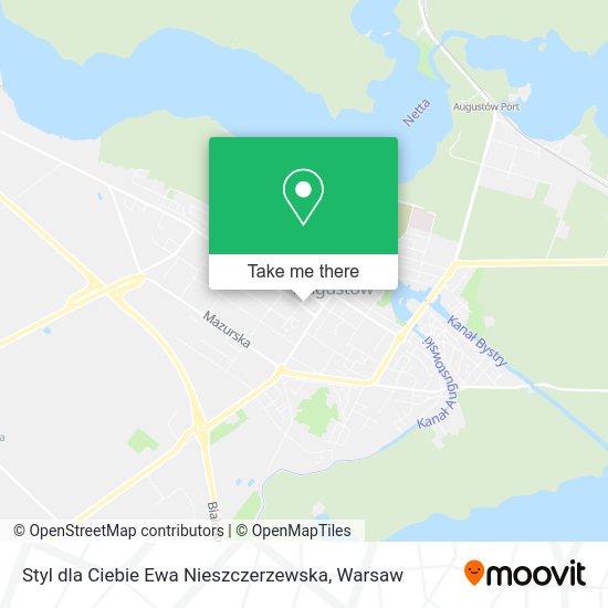 Styl dla Ciebie Ewa Nieszczerzewska map