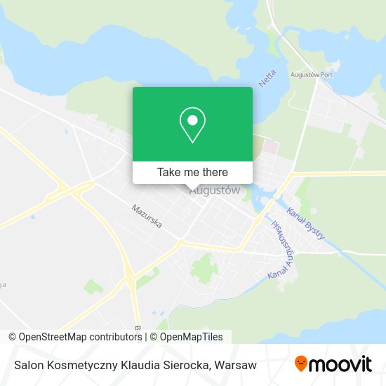 Salon Kosmetyczny Klaudia Sierocka map