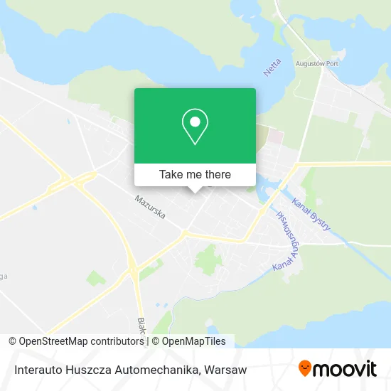 Карта Interauto Huszcza Automechanika