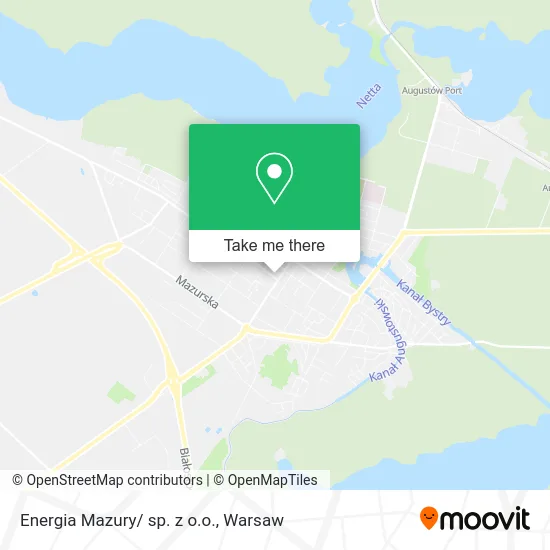 Карта Energia Mazury/ sp. z o.o.