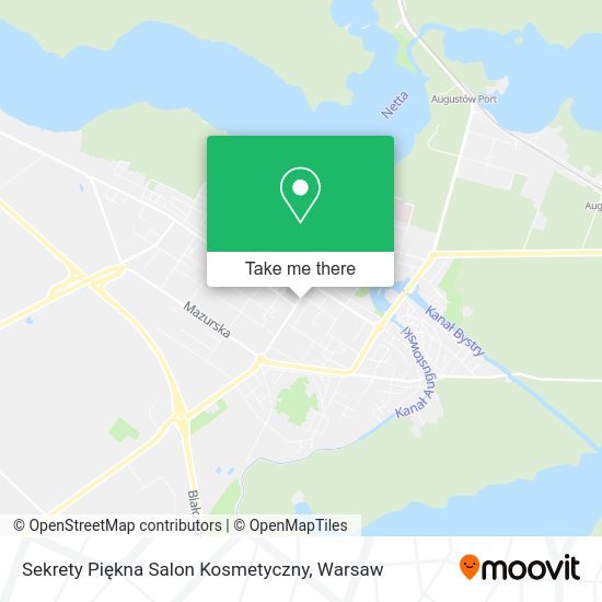 Sekrety Piękna Salon Kosmetyczny map