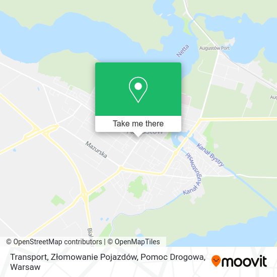 Карта Transport, Złomowanie Pojazdów, Pomoc Drogowa