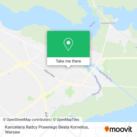 Kancelaria Radcy Prawnego Beata Kornelius map