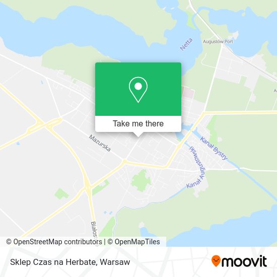 Sklep Czas na Herbate map