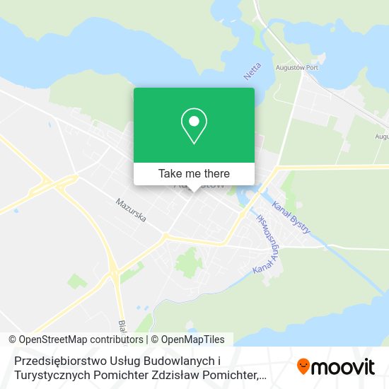 Przedsiębiorstwo Usług Budowlanych i Turystycznych Pomichter Zdzisław Pomichter map