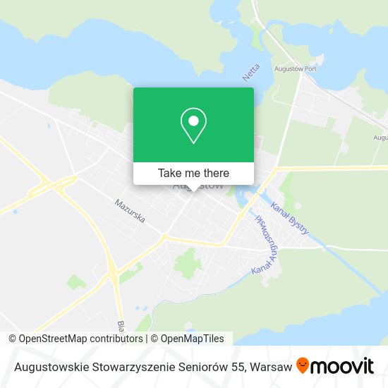 Карта Augustowskie Stowarzyszenie Seniorów 55