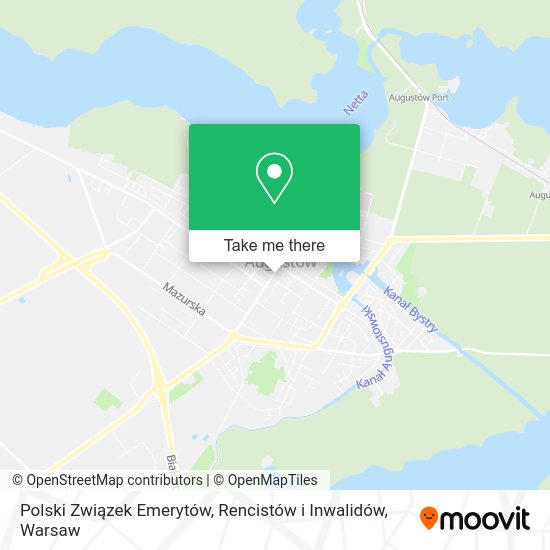 Polski Związek Emerytów, Rencistów i Inwalidów map