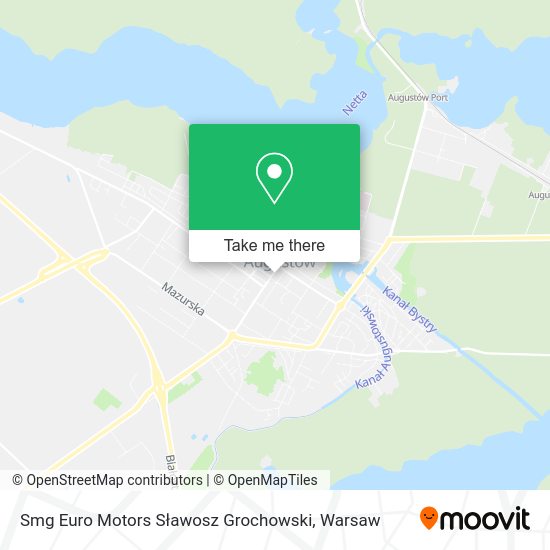 Smg Euro Motors Sławosz Grochowski map