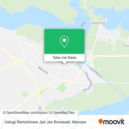 Usługi Remontowe Jaś Jan Borawski map