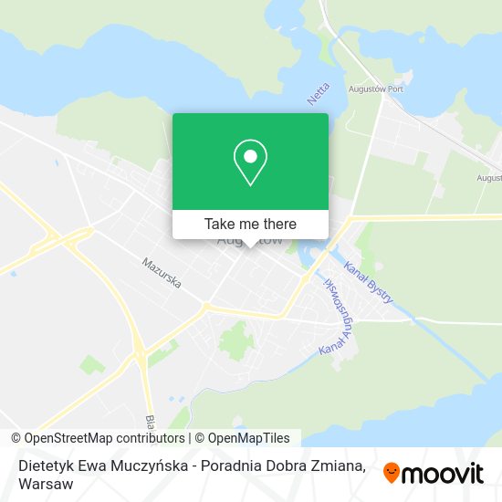 Dietetyk Ewa Muczyńska - Poradnia Dobra Zmiana map