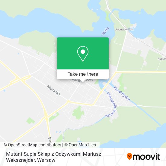 Mutant.Suple Sklep z Odżywkami Mariusz Weksznejder map