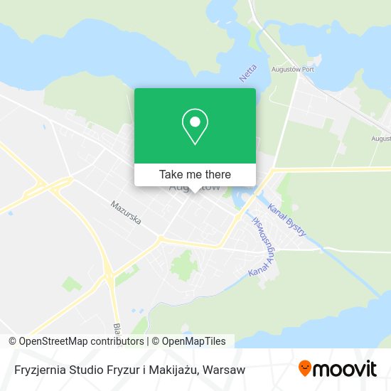 Fryzjernia Studio Fryzur i Makijażu map