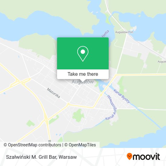 Szałwiński M. Grill Bar map