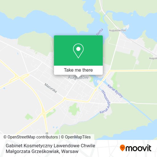 Gabinet Kosmetyczny Lawendowe Chwile Małgorzata Grześkowiak map