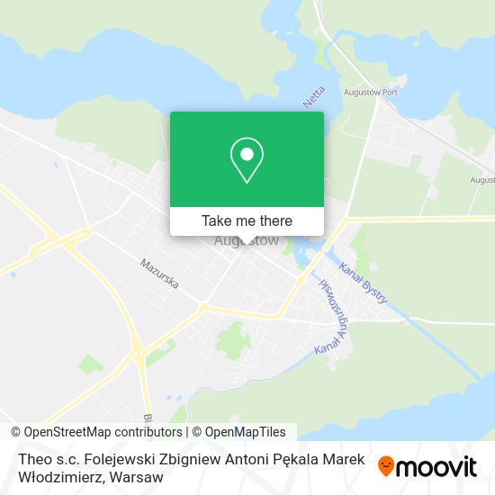 Theo s.c. Folejewski Zbigniew Antoni Pękala Marek Włodzimierz map