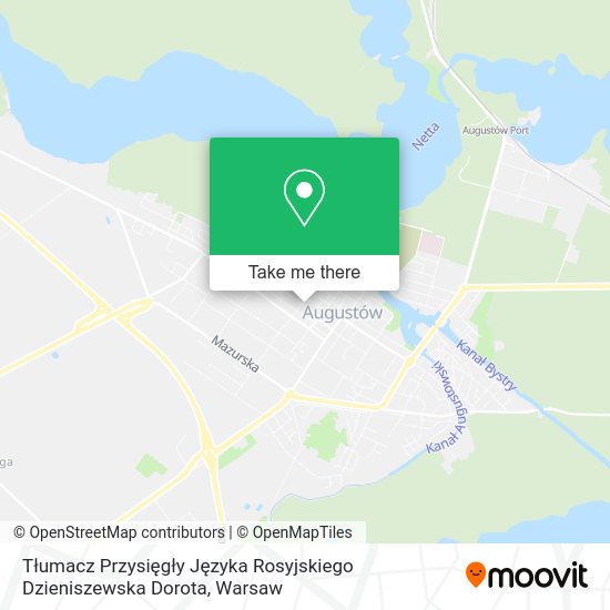 Tłumacz Przysięgły Języka Rosyjskiego Dzieniszewska Dorota map