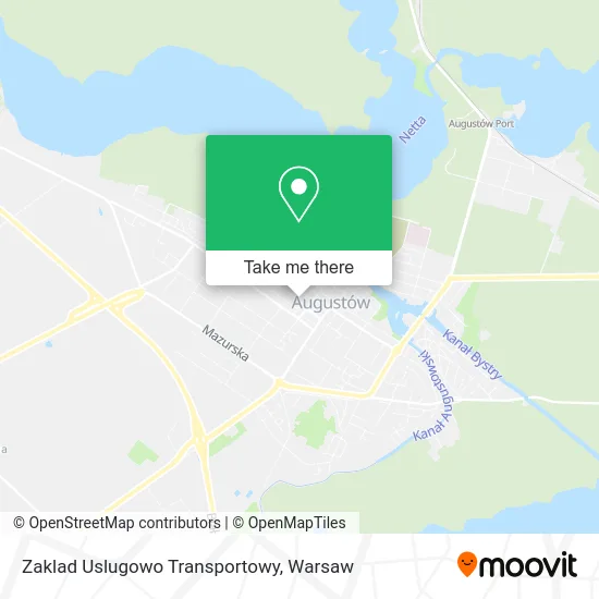 Карта Zaklad Uslugowo Transportowy
