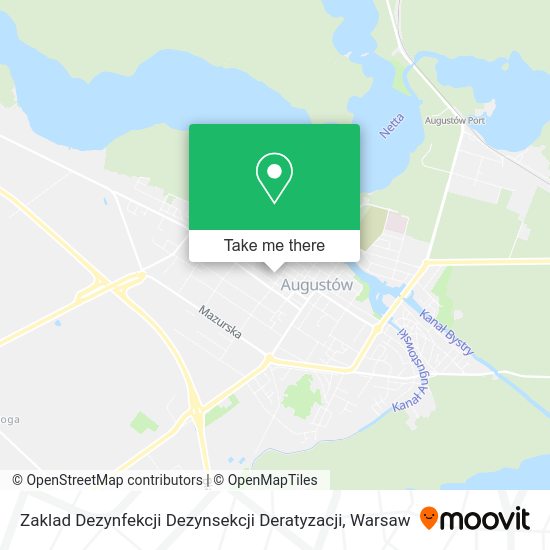 Zaklad Dezynfekcji Dezynsekcji Deratyzacji map