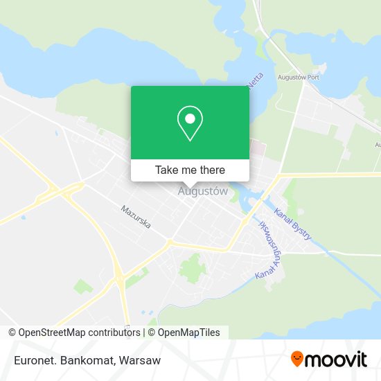 Euronet. Bankomat map