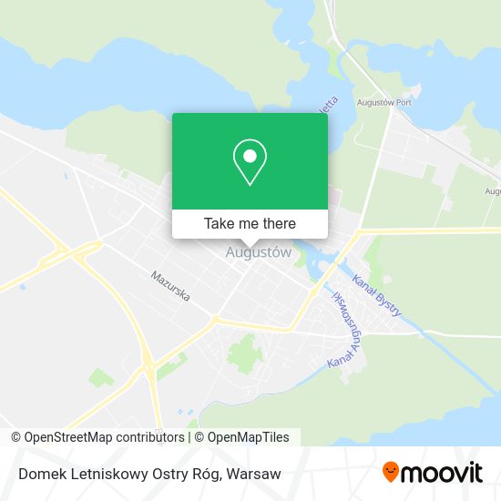 Domek Letniskowy Ostry Róg map