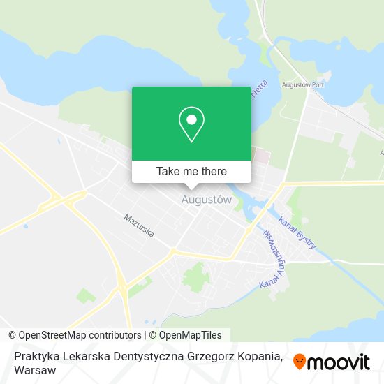 Карта Praktyka Lekarska Dentystyczna Grzegorz Kopania