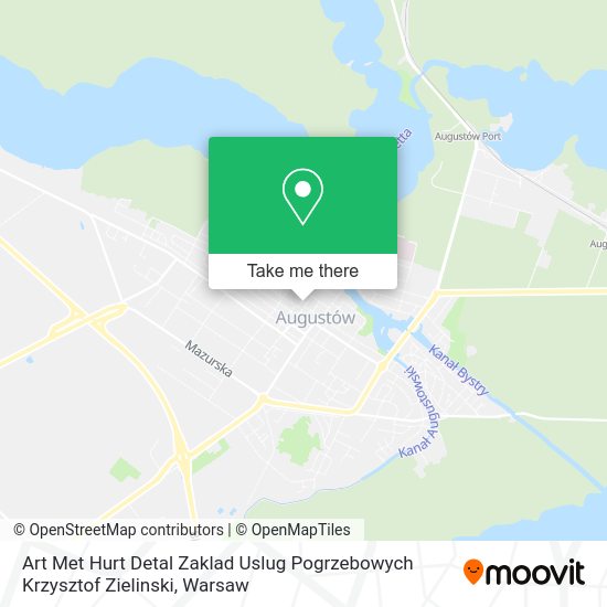 Art Met Hurt Detal Zaklad Uslug Pogrzebowych Krzysztof Zielinski map