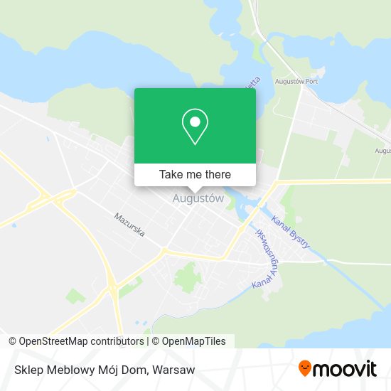 Sklep Meblowy Mój Dom map