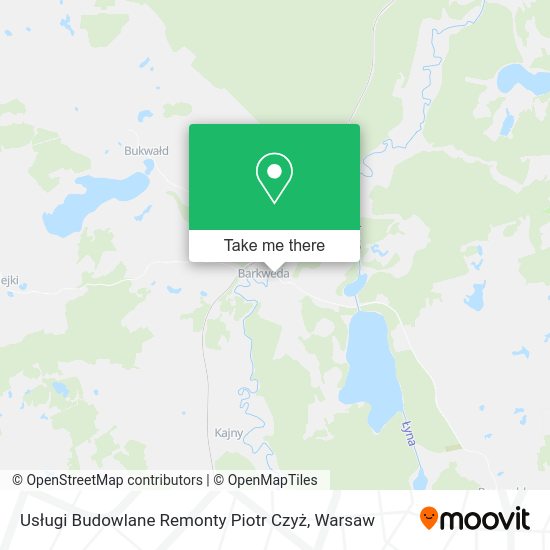 Usługi Budowlane Remonty Piotr Czyż map