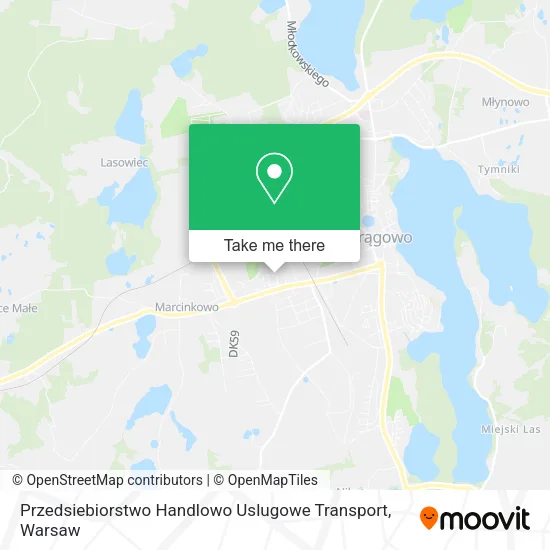 Карта Przedsiebiorstwo Handlowo Uslugowe Transport