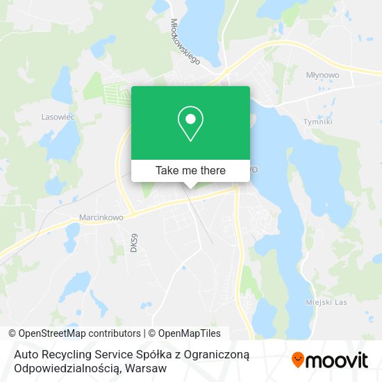 Auto Recycling Service Spółka z Ograniczoną Odpowiedzialnością map