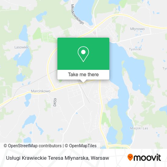 Usługi Krawieckie Teresa Młynarska map