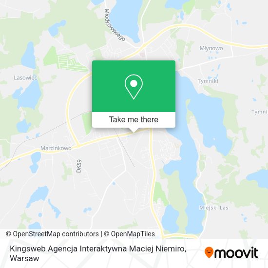 Kingsweb Agencja Interaktywna Maciej Niemiro map