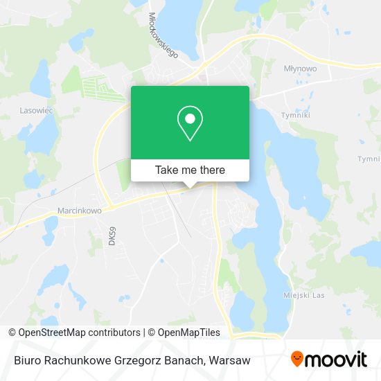 Biuro Rachunkowe Grzegorz Banach map