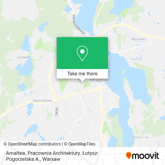 Amaltea. Pracownia Architektury. Łotysz-Pogorzelska A. map