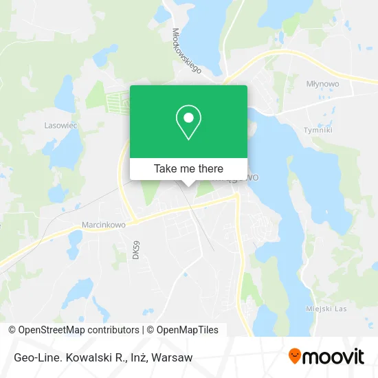 Карта Geo-Line. Kowalski R., Inż