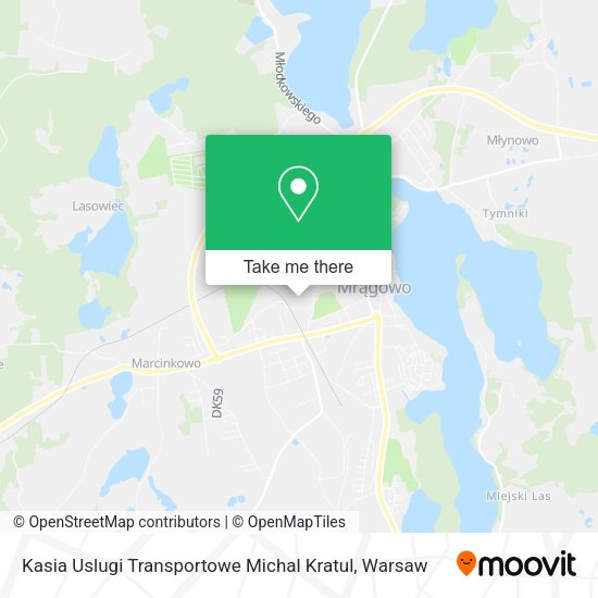 Kasia Uslugi Transportowe Michal Kratul map